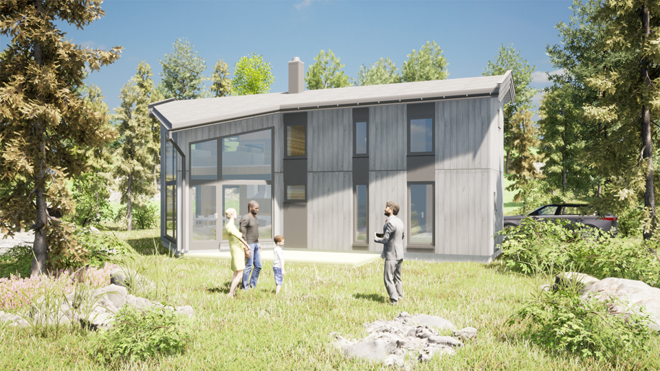 Sludd Moderne hytte