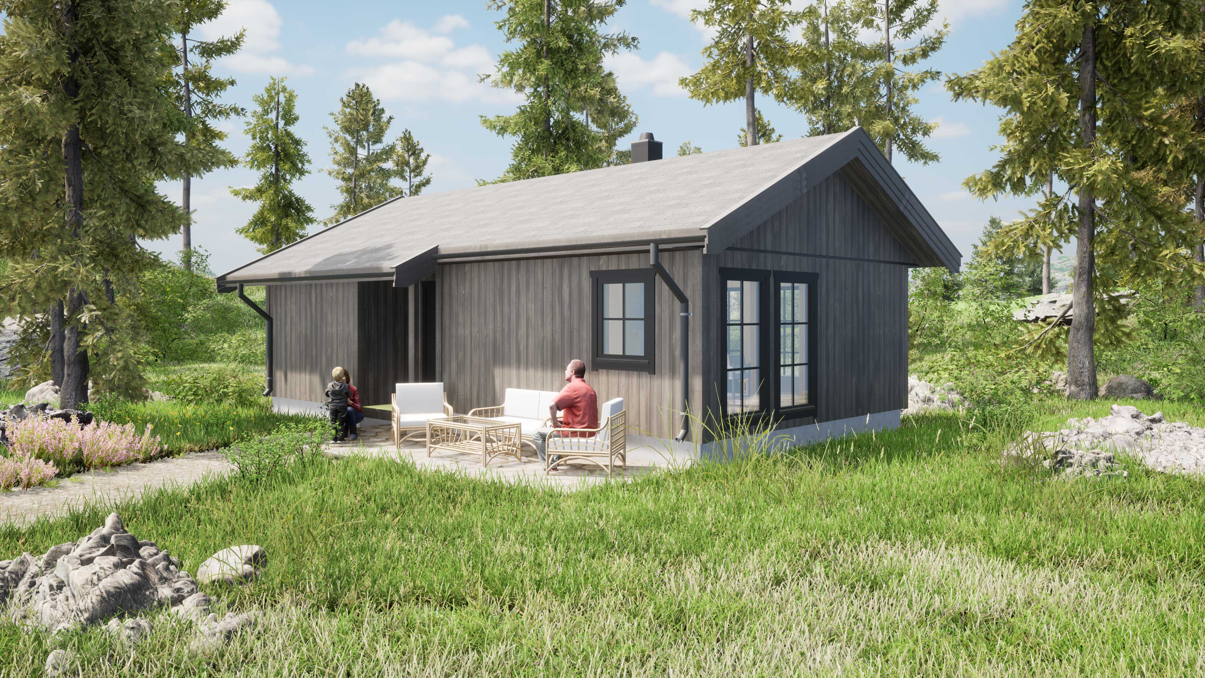 Hugin Tradisjonell hytte